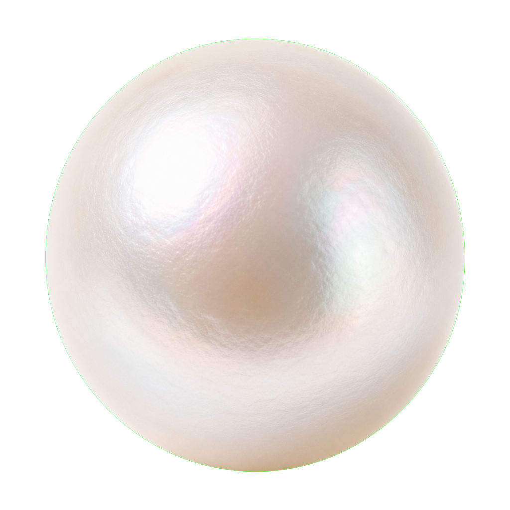 パール（天然石イラスト）